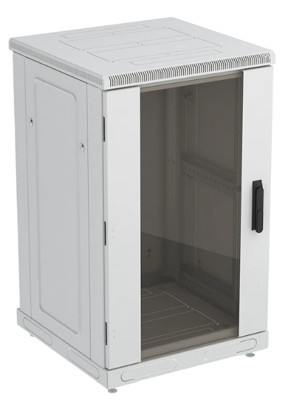 

Шкаф напольный 19", 24U ССД 130411-00504 телекоммуникационный, ШТ-НП-24U-600-800-С, передняя дверь стекло, 130411-00504