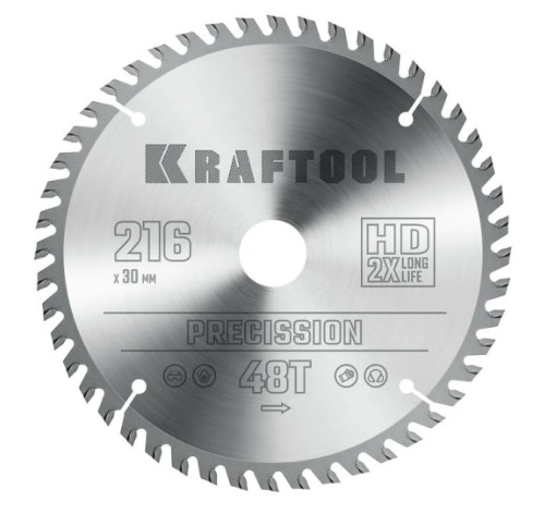 Изображение товара Диск пильный Kraftool Precission для точной резки материалов