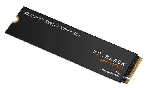 

Накопитель SSD M.2 2280 Western Digital Black SN8100 WDS200T1X0M 2TB, 14900/14000MB/s, TBW 2400, Black SN8100