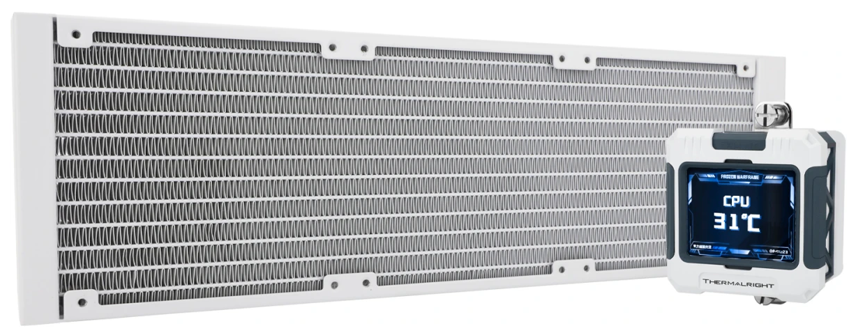 

Система охлаждения жидкостная Thermalright Frozen Warframe 360 White X F-WFRAME-360-WH-X LGA115x/1200/1700/1851/AM4/AM5, Frozen Warframe 360 White X
