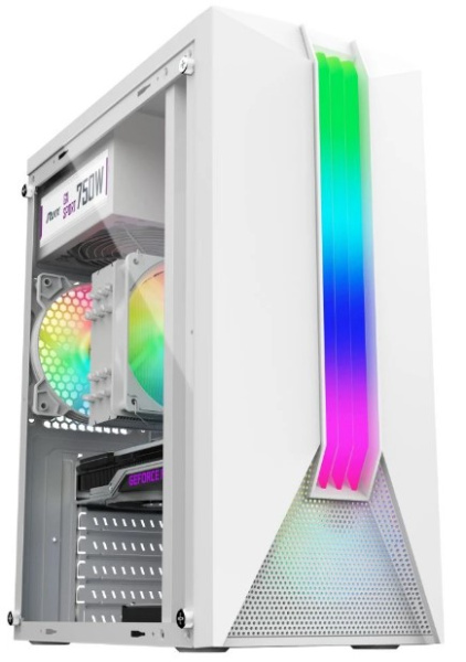 Изображение товара Корпус ALSEYE Rocket-W белый для ПК Mid Tower ATX Mini-ITX mATX