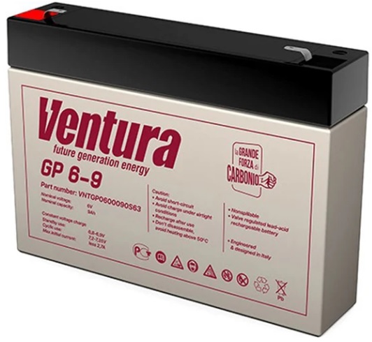 Аккумулятор Ventura GP 6-9 6V / 9Ah