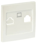 фото Накладка розетки компьютерной  EKF ESK01-L-035-50