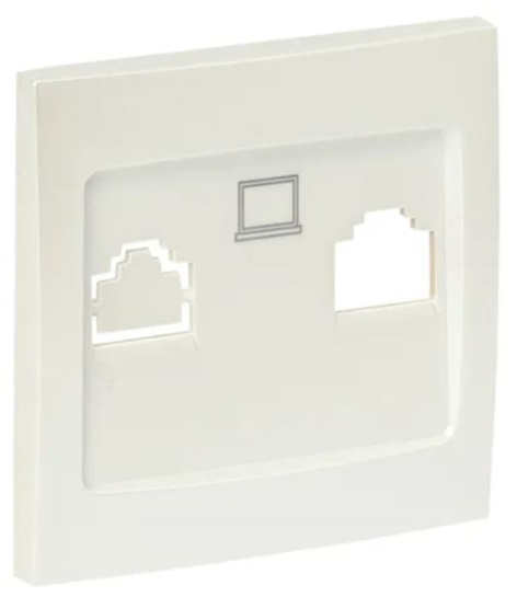 Изображение товара Накладка розетки компьютерной EKF ESK01-L-035-50