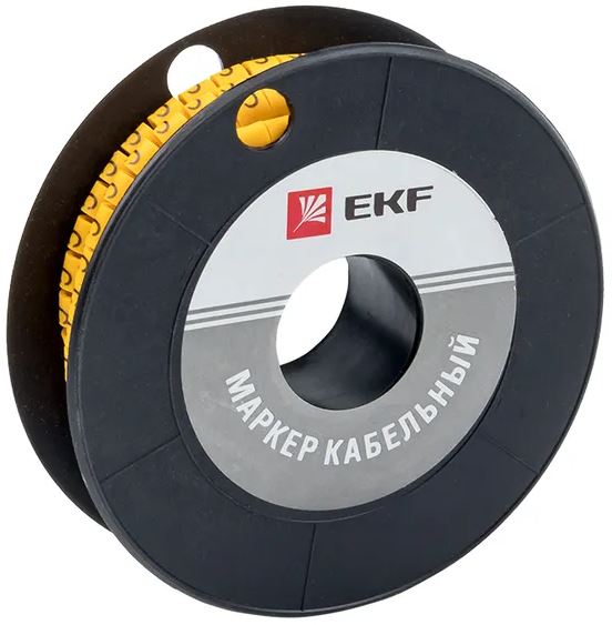 

Маркер на кабель EKF plc-KM-2.5-C 2,5 мм2 "C" (1000 шт.) (ЕС-1), plc-KM-2.5-C