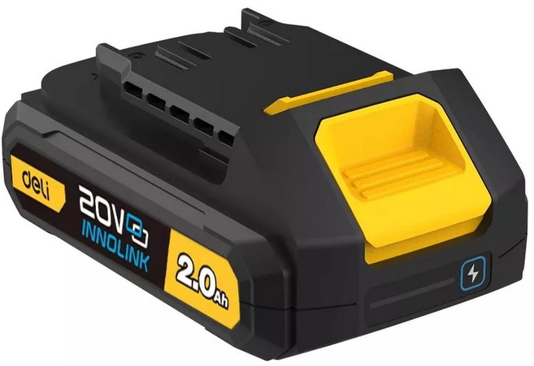 

Аккумулятор Deli DL-DC20A2 (2А*ч, 20В, Li-ion), DL-DC20A2