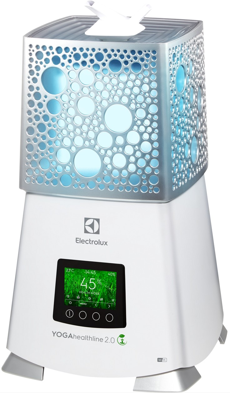 

Увлажнитель ультразвуковой Electrolux EHU-3915D YOGAhealthline 2.0 белый, 550 мл/ч, стерилизация пара, УФ-лампа, пастеризация воды, EHU-3915D YOGAhealthline 2.0