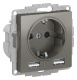 фото Розетка с заземлением с 2 USB  Systeme Electric ATN000930