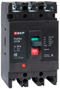 фото Автоматический выключатель в литом корпусе  EKF mccb-125-18-3-25-ls