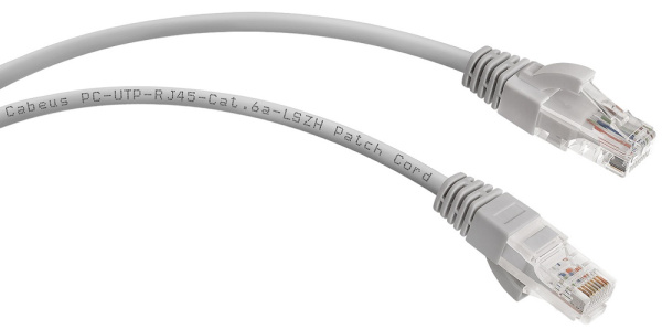 Изображение товара Кабель патч-корд U/UTP 6a кат. 2м. Cabeus PC-UTP-RJ45-Cat.6a-2m-LSZH