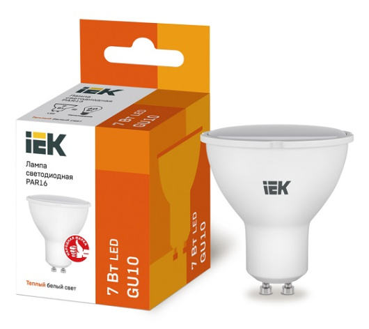 фото Лампа светодиодная IEK LLE-PAR16-7-230-30-GU10 в Екатеринбурге