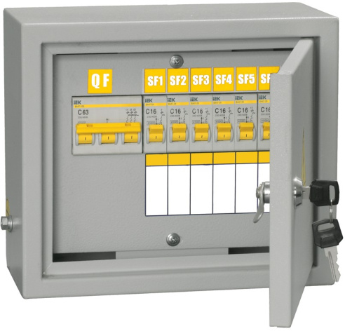 Изображение товара Щит IEK MSM10-3N-06-31 навесной металлический IP31 Серый