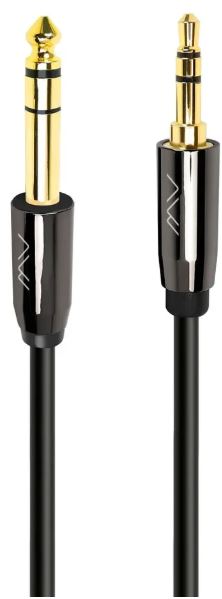 

Кабель акустический Caweon GI-2M JACK 3.5мм(M) - JACK 6.3 мм(M), 2м,серый, GI-2M