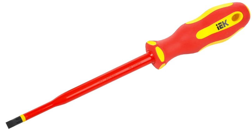 

Отвертка IEK A2L5-SC31-T2-SL-65-150 ARMA2L 5 диэлектрическая SLIM SL6,5х150 Т2, A2L5-SC31-T2-SL-65-150