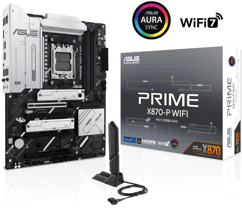 

Материнская плата ATX ASUS X870 MAX GAMING WIFI7 90MB1LY0-M0EAY0 (AM5, AMD X870, 4*DDR5, 2*PCIe, 4*SATA, 3*M.2, WiFi, BT, USB 2.0, USB Type-C, HDMI), X870 MAX GAMING WIFI7