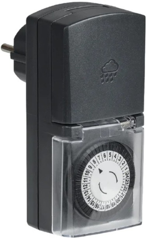 

Розетка-таймер IEK ERT-20-1-16-S-30-0-44-K01 РТМ-4 механический 30мин 24ч 48on/off 16А IP44, ERT-20-1-16-S-30-0-44-K01