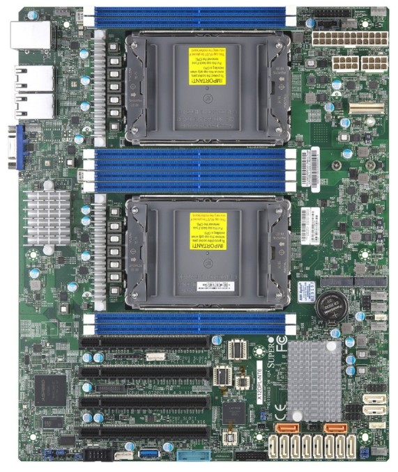 

Материнская плата ATX Supermicro MBD-X12DPL-NT6-B (2*LGA4189, C621A, 8*DDR4 (3200), 12*SATA 6G RAID, 2*M.2, 2*10Glan, VGA, 2*USB 3.2), MBD-X12DPL-NT6-B
