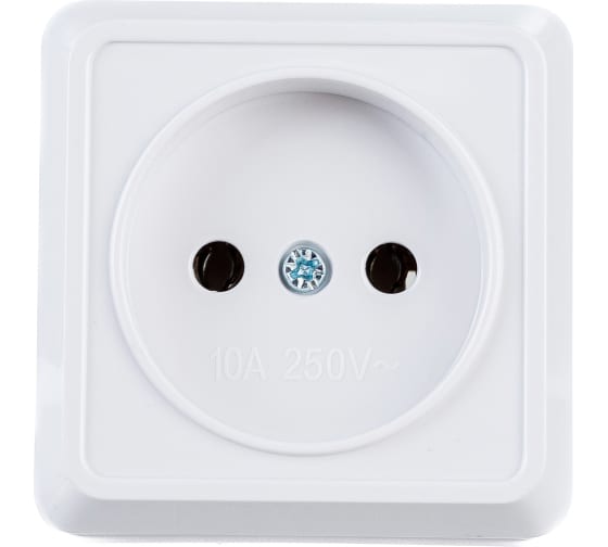 

Розетка IEK ERO10-K01-10-DC 1-м ОП Октава 10А IP20 без заземл. белая, ERO10-K01-10-DC