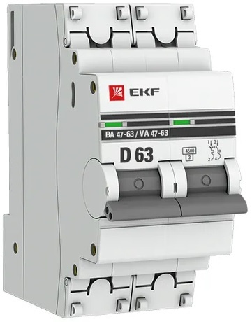 фото Автоматический выключатель  EKF mcb4763-2-63D-pro в Челябинске