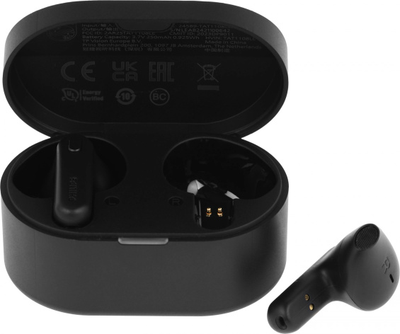 Изображение товара Наушники Philips TAT1138BK/00 внутриканальные TWS Bluetooth 5.3 микрофон черный