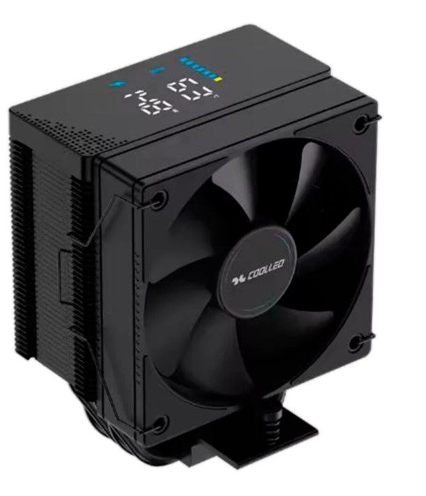 

Кулер Coolleo CL-B40S-DIG-BK-V2 LGA115x/1200/1700/1851/AM4/AM5 (200W), CL-B40S-DIG-BK-V2