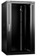 фото Шкаф настенный 19", 22U  Cabeus SH-05F-22U60/60-R-BK
