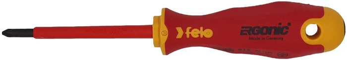 

Отвертка диэлектрическая Felo 41510290 Ergonic крестовая PZ 1X80, 41510290