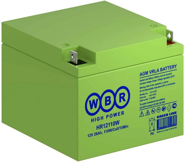 

Аккумулятор WBR HR12110W WBR 110Ач, HR12110W WBR