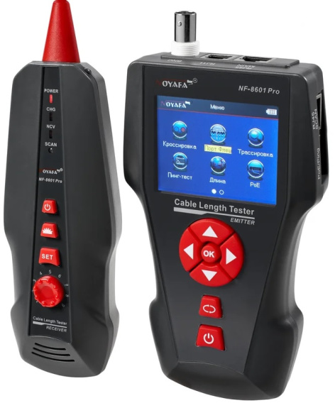 Изображение товара Кабельный тестер NOYAFA NF-8601W с цветным дисплеем и множеством функций