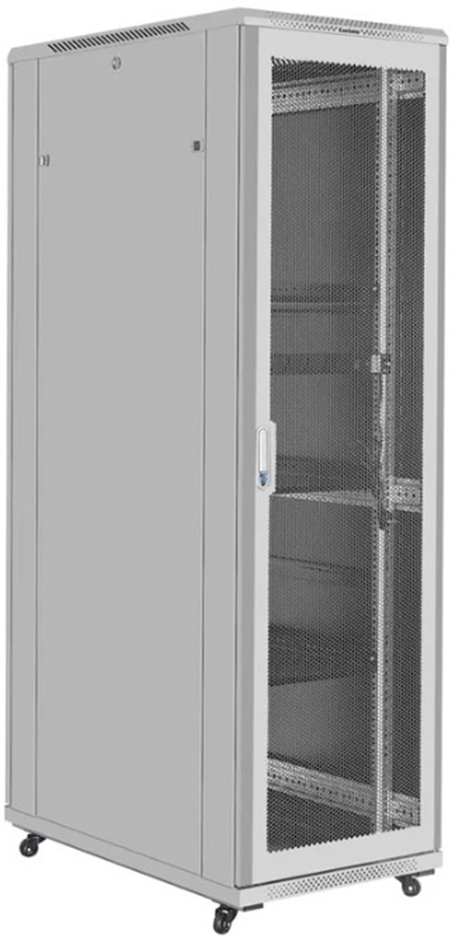 Шкаф коммутационный EXEGATE EC-FS-42U.600.1000.V.V EX300281RUS напольный, перфорированная передняя дверь, 42U, 600x2054x1000 мм