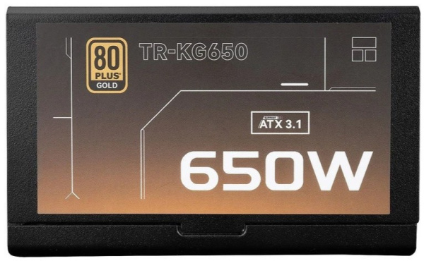 Изображение товара Блок питания Thermalright TR-KG650 650Вт 80 Plus GOLD активный PFC