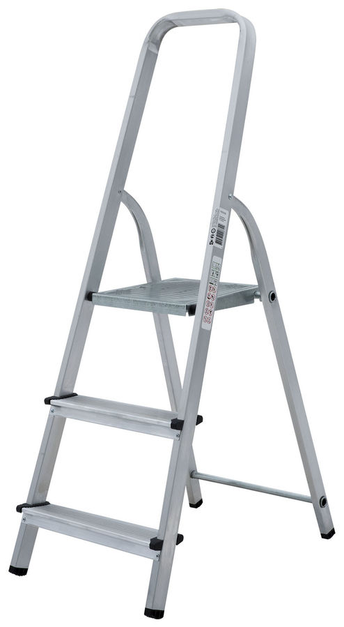 

Стремянка алюминиевая НОВАЯ ВЫСОТА NV1110 1110103 односторонняя, 3ступ., NV1110