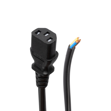 Изображение товара Кабель питания Filum FL-PC-C13-C2-1.8-BK 1.8 м IEC 60320 C13 для электрооборудования