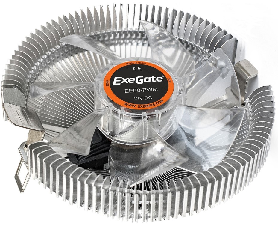 

Кулер Exegate EE90-PWM EX286150RUS LGA775/1150/1151/1155/1156/1200/AM2/AM2+/AM3/AM3+/AM4/FM1/FM2/754/939/940 (Al, fan 90mm, PWM, 800-2400rpm, 4pin, 11, EE90-PWM