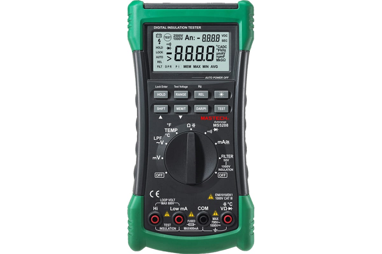 

Мультиметр Mastech 13-2108 профессиональный MS5208, 13-2108