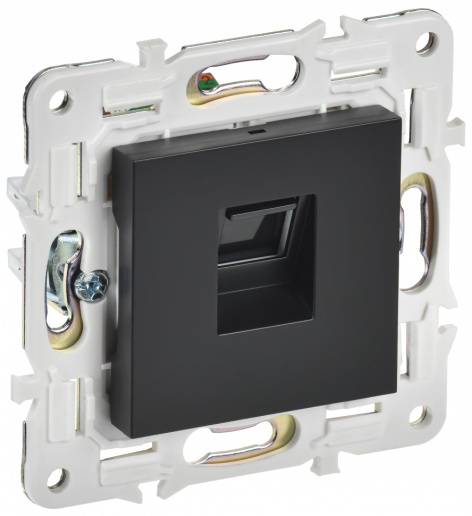 Изображение товара Розетка компьютерная IEK SK-K10-2-K02 для Ethernet и Power Встраиваемая