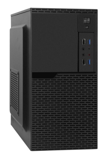Корпус mATX Exegate BAA-308SU2 EX301867RUS черный, без БП, USB, 2*USB 3.0