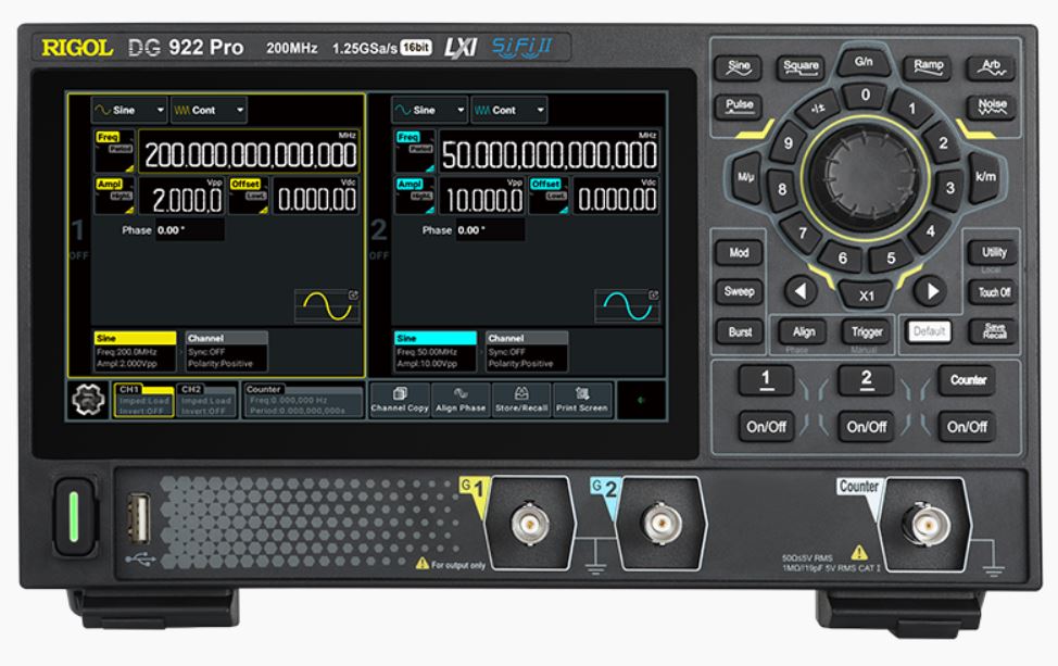 

Генератор сигналов Rigol DG902 Pro произвольной формы, DG902 Pro