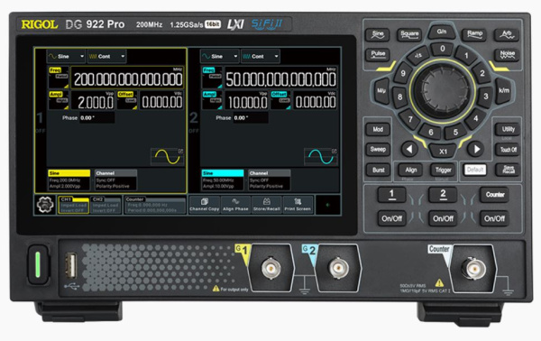 Изображение товара Rigol DG902 Pro двухканальный генератор сигналов произвольной формы