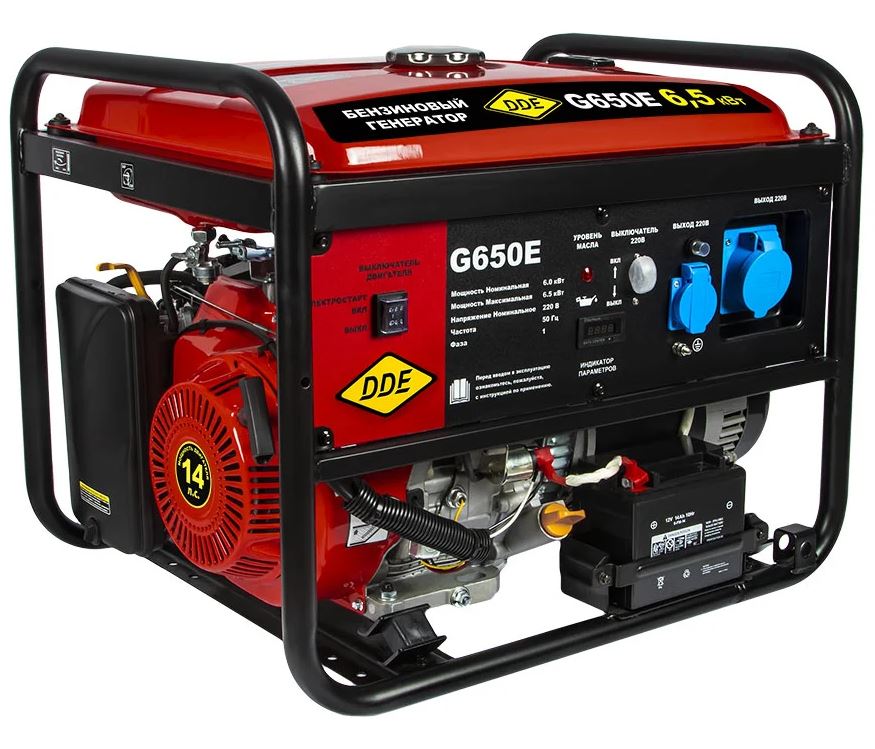 

Генератор бензиновый DDE G650Е 917-439 DDE, G650Е