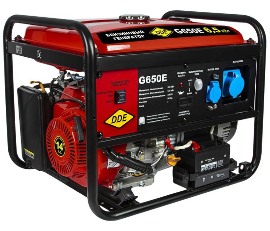 Изображение товара Генератор бензиновый DDE G650Е