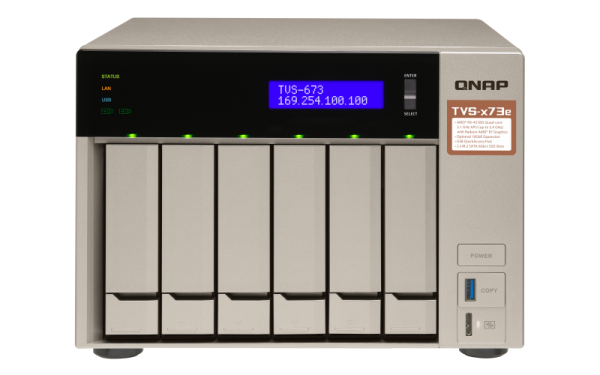 фото Сетевой RAID-накопитель  QNAP TVS-673e-8G в Волгограде