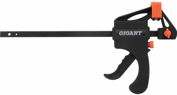 Изображение товара Струбцина Gigant GQC-150 F-образная пластиковая рама 150 мм зубчатый механизм