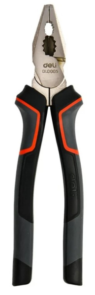 Изображение товара Профессиональные комбинированные плоскогубцы Deli DL0005 200 мм надежный инструмент