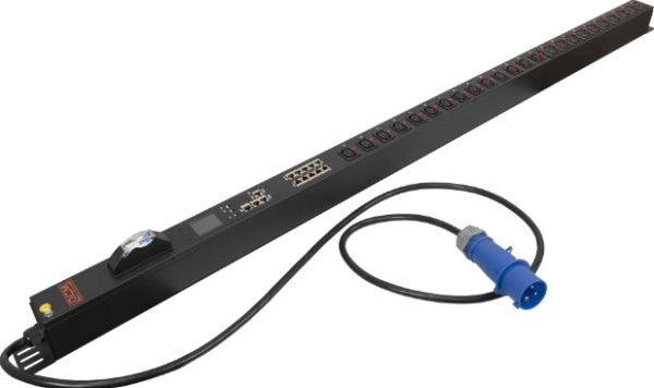 Изображение товара Блок распределения питания Powercom PDU-32AVMS24-14C3-10C9-1P для серверных и дата-центров