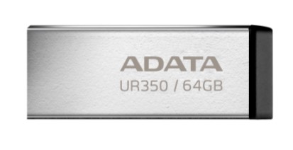 

Накопитель USB 3.2 64GB ADATA UR350-64G-RSR/BK UR350 metal black, UR350-64G-RSR/BK