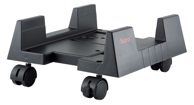 

Подставка Buro BU-CS3BL напольная для системного блока на колёсах (пластик, черный, 16.5 - 26.5 см., до 20 кг), BU-CS3BL