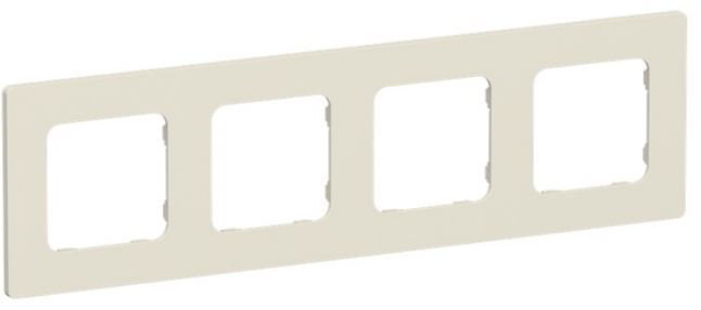 

Рамка четверная IEK FI-M42-32-20-K86 FLITE РУ-4-К-ФлСл сливочный, FI-M42-32-20-K86