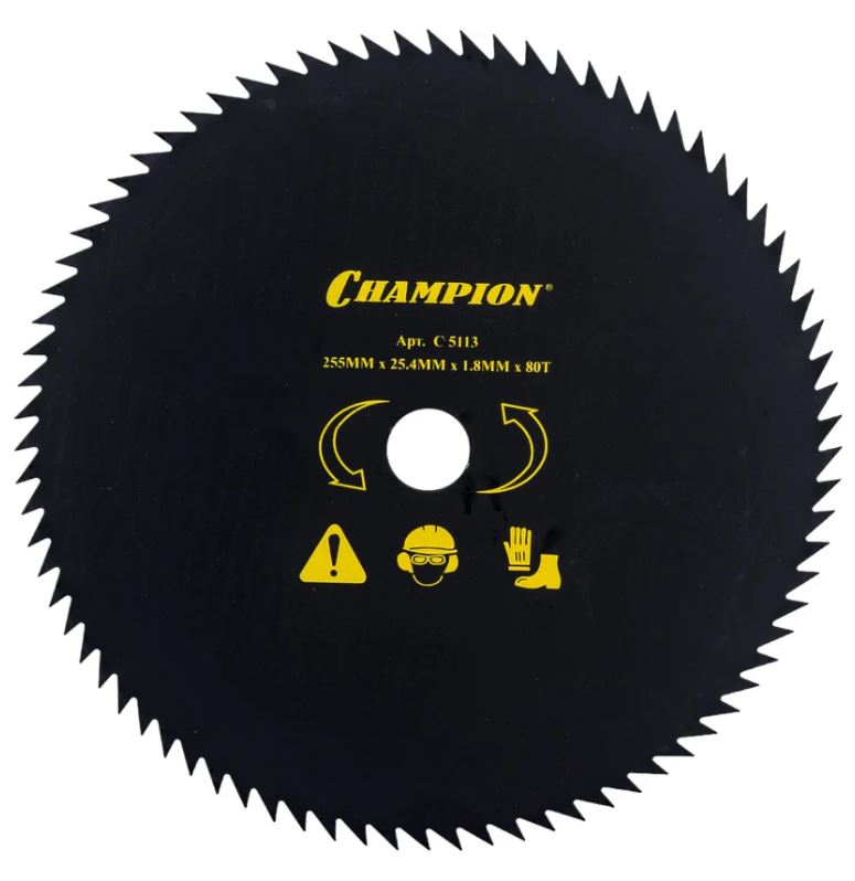 

Нож CHAMPION C5113 с остроугольными зубцами 80/255/25,4 (SRM-330ES/SRM-350ES,4605,T433,T523,T437,T517,T438,T528), C5113
