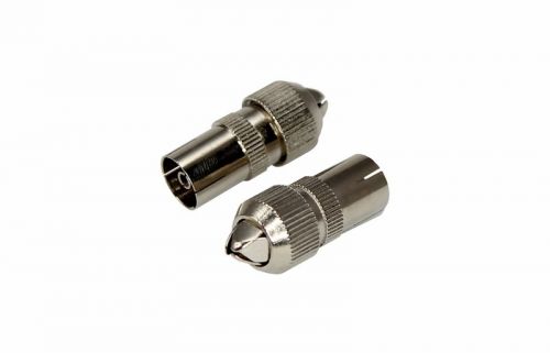 

Разъем Rexant 05-2032 гнездо TV без пайки металл, 05-2032